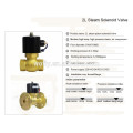 1/2''~2'' BSP thread pilot type high temperature high frequency brass steam solenoid valve in China